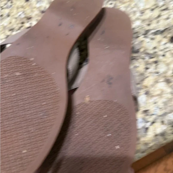 Tory Burch Brown Leather Sandals - Picture 2 of 2